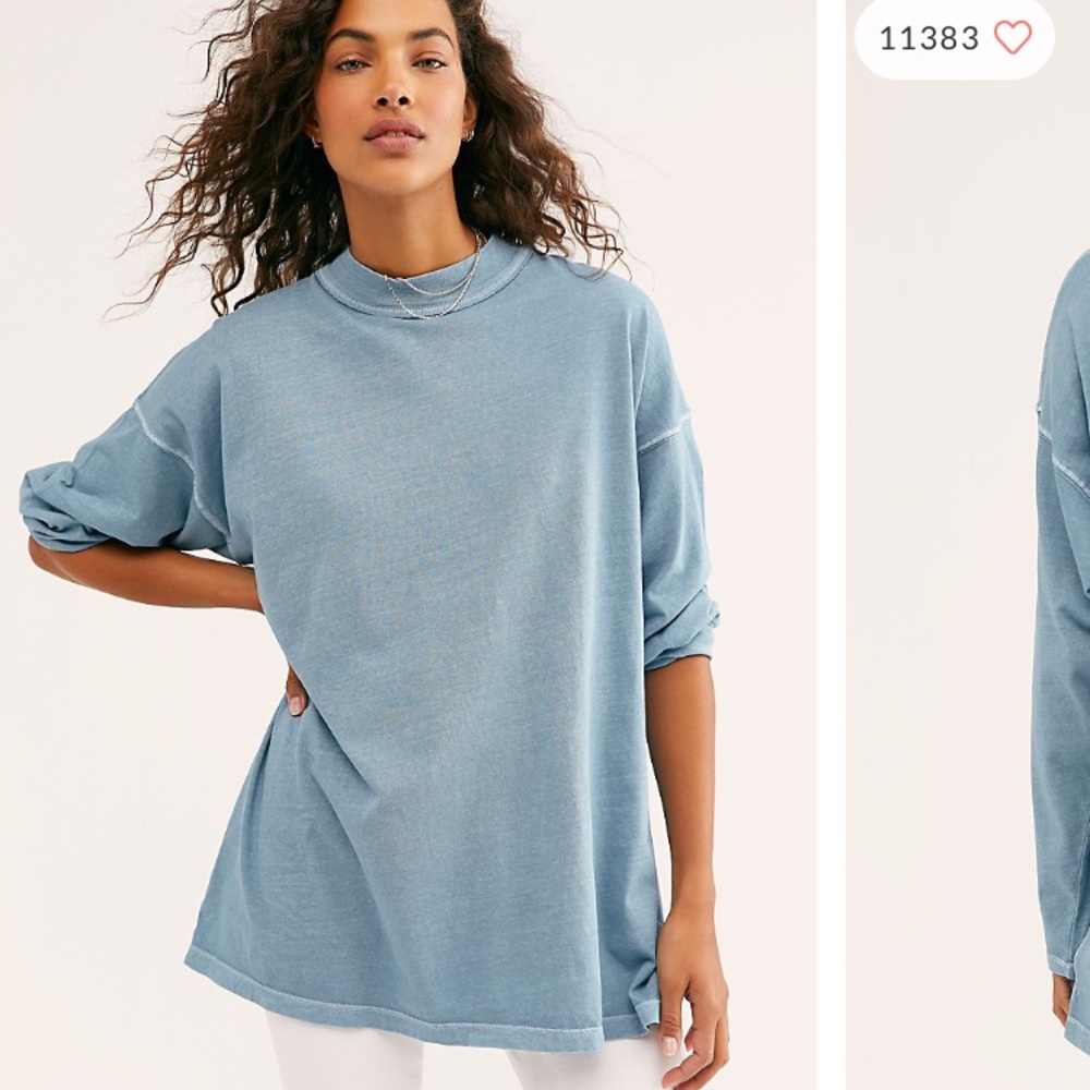 Free People Be Free Tunic - Blue